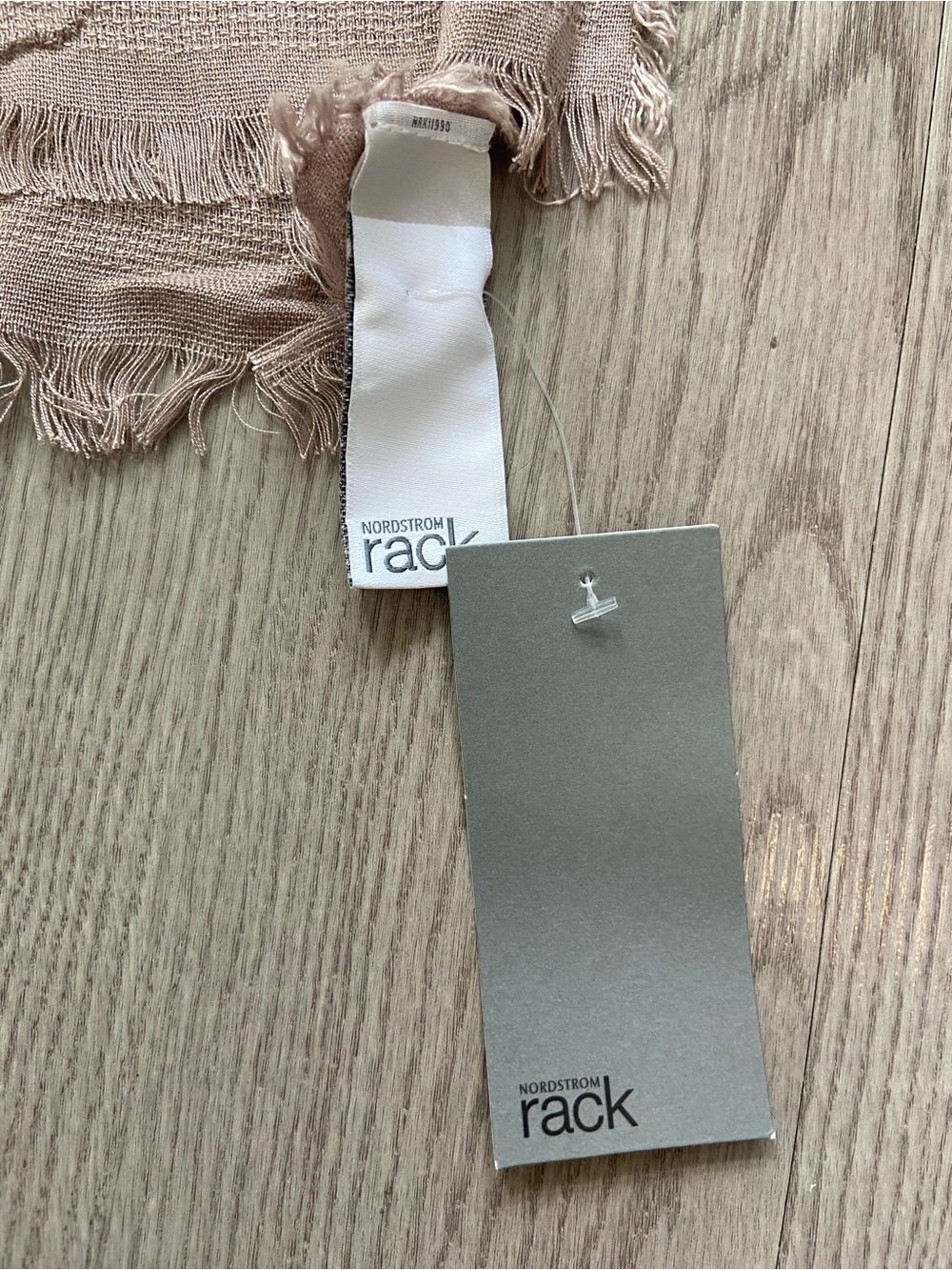 Nordstrom Rack Beige/Tan Fringed Scarf - Picture 2 of 4